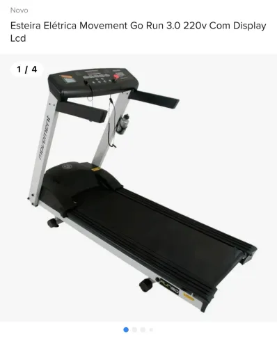 Esteira Movement Go Run 3.0 | 3 HP | 150 kg | Pouco Uso