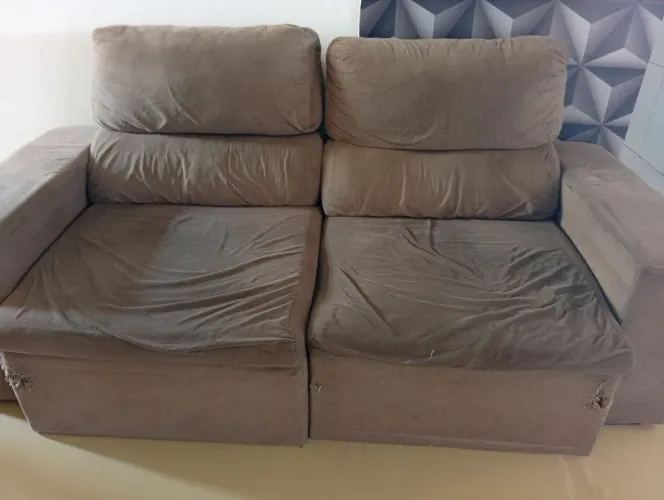 Sofá retrátil 3 lugares