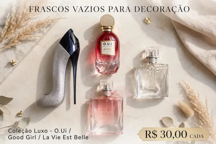 Frascos perfumes importados