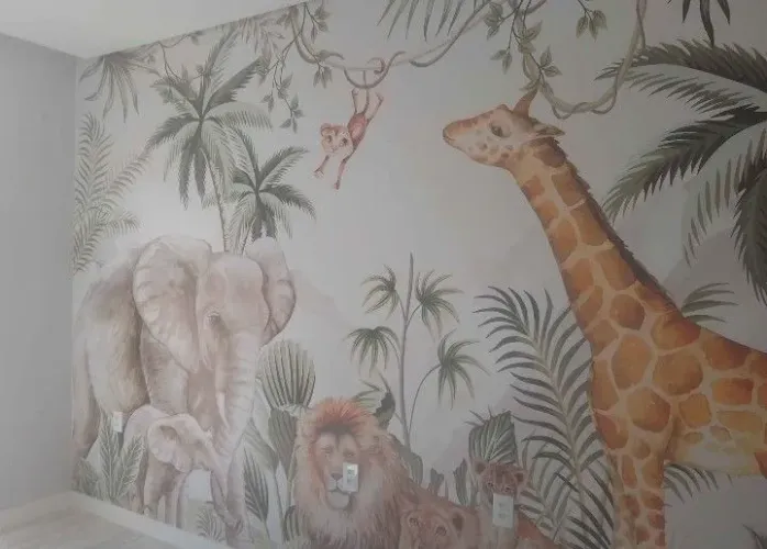 Aplicação de papel de parede