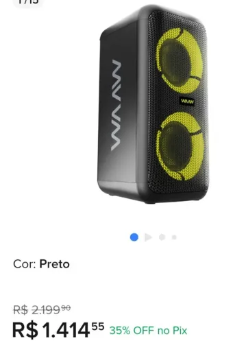 Vendo caixa waaw seminova po 1000
