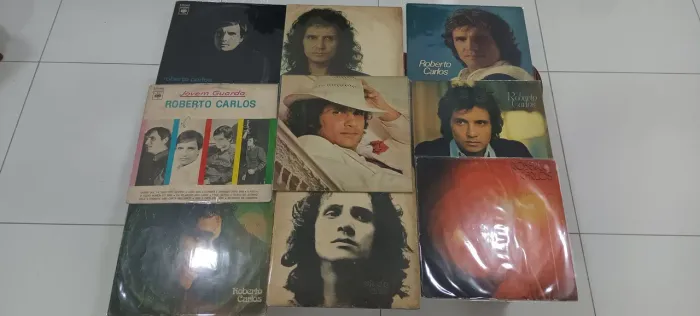 Roberto Carlos lote com 9 lps vinil raros