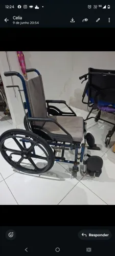 Cadeiras de rodas reclinável 