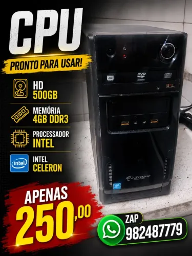 CPU ddr3 3.0. 3mb cache. Frete grátis