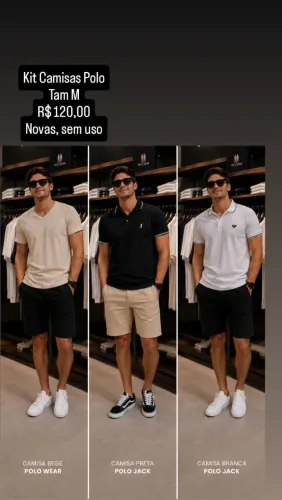 Kit Camisas Polo