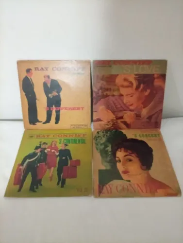 4 Compacto Vinil do Ray Conniff