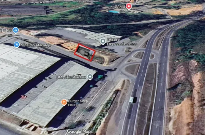 Galpão / Loja de aprox 500m2 em Cons. Lafaiete, ao lado da BR 040