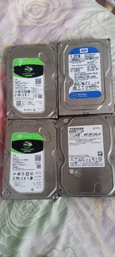 HDs DE 1TB PARA DESKTOP 3,5" DIVERSAS MARCAS
