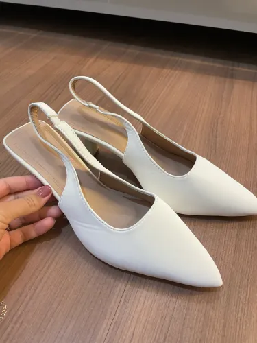 Scarpin off white tam. 35