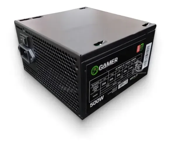 Fonte De Alimentação 500w Para Pc Desktop Bpc/500pfca 500w 24 Pinos Cor Preto Brazil Pc Ga