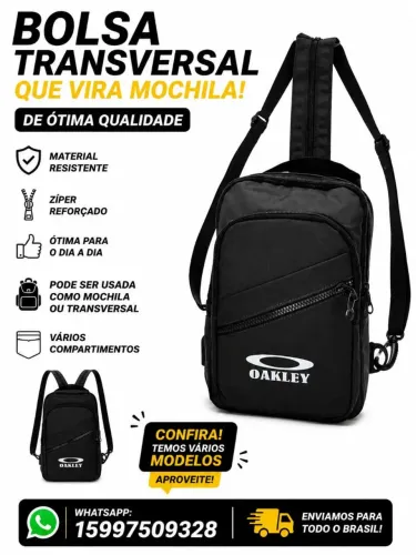 Bolsa que vira mochila