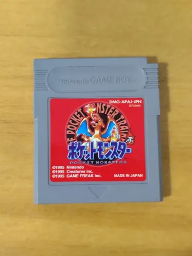 jogo pokémon red nintendo game boy japonês