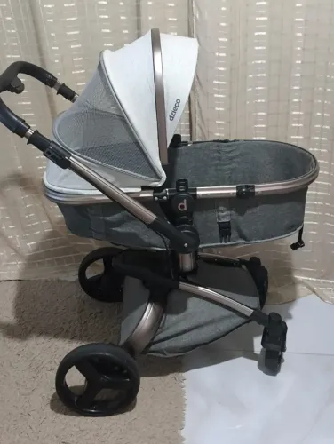 Carrinho de bebê luxo dzieco vulkan 360