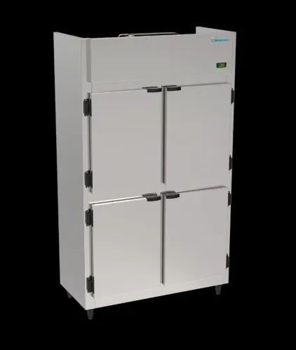 Ac mini câmara geladeira comercial 4 portas inox