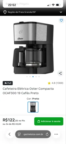 Cafeteira Oster