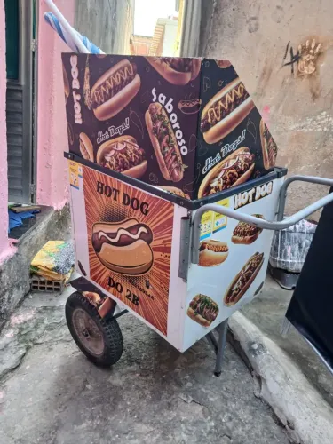 Carrinho que hot dog