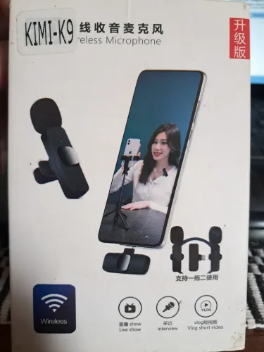 Microfone Lapela sem fio wireless 