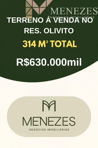 Terreno à venda no Condomínio Olivito.