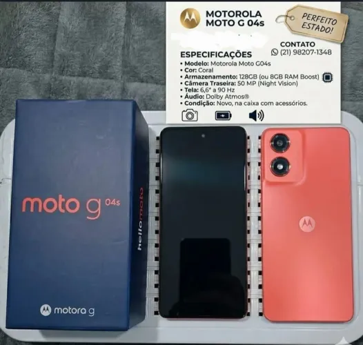 Vendo celular Moto G 04s super novo