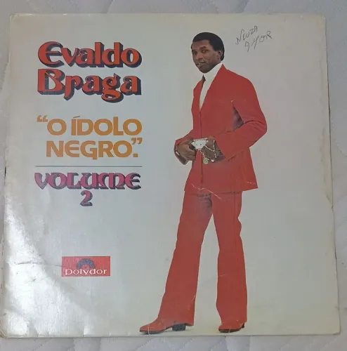 LP Evaldo Braga - O Ídolo Negro Vol. 2 | Vinil Antigo Polydor