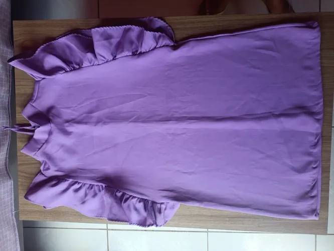 Bazar Femenina vestido lilás M