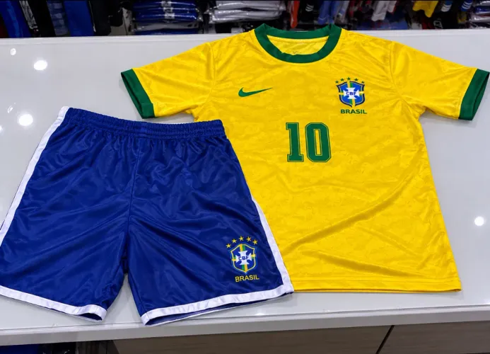 Conjunto do Brasil infantil menino