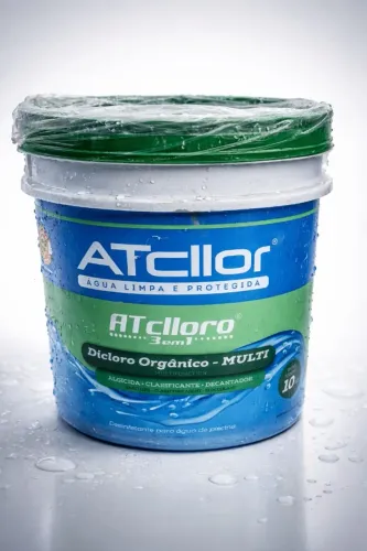  PROMOÇÃO - Limpa Piscina Atclloro 3 em 1 Multiação e Dicloro e Aglicida Atcllor 
