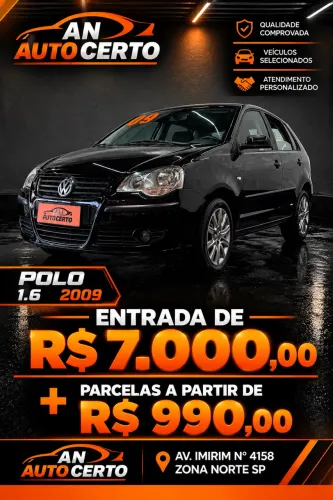 Volkswagen Polo 1.6 Mi/s.ouro 1.6 MI Tot.flex 8V 5P 2009