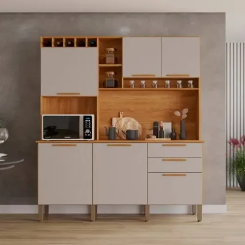 Cozinha Compacta New Topázio 1,65m. Pronta Entrega. 3103