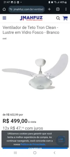 Ventilador teto