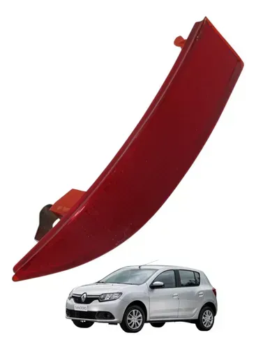 Refletor Parachoque Traseiro Direito Sandero 2016 Vermelho