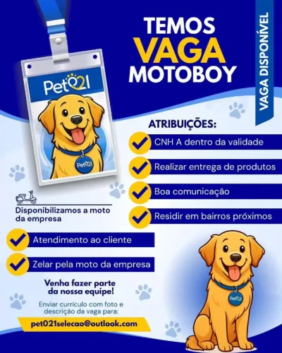 Motoboy Pet Shop