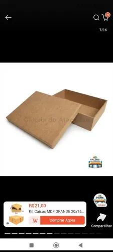 Kit 10 caixa MDF 12×12×5 caixinhas com Tampa sapato lisa lembrancinha festa decoração
