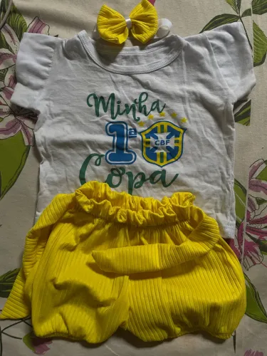 Conjunto do Brasil infantil 