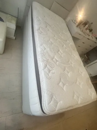 Cama Box Bau + Colchão (Solteiro)