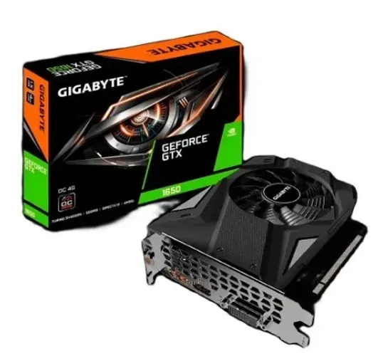 Placa de Vídeo Gigabyte NVIDIA GeForce GTX 1650 4GB GDDR6 - Excelente Estado