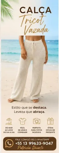 Roupa de praia tricotada 