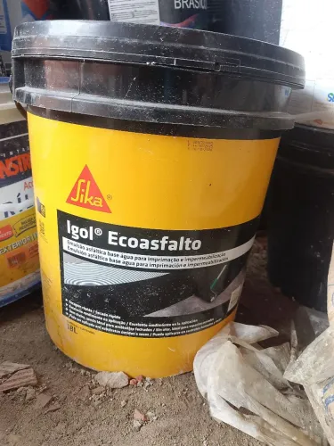Eco asfalto para impermeabilização lacrado 