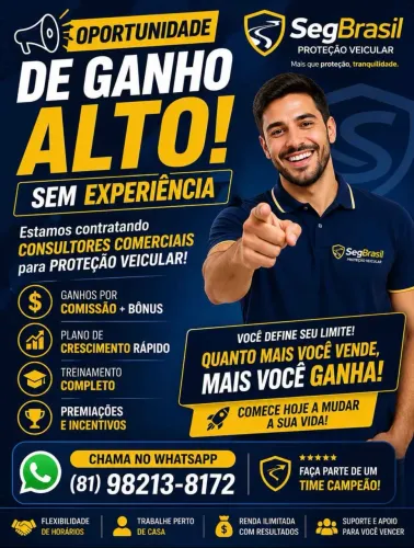 Oportunidade de renda extra