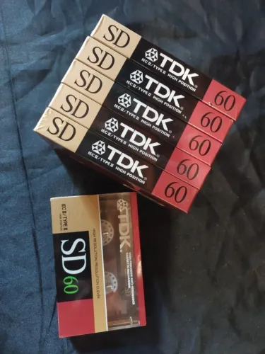 KIT 6 FITAS K7 TDK SD60 LACRADAS