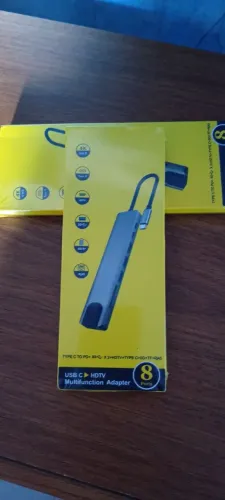Hub adaptador 8 em 1