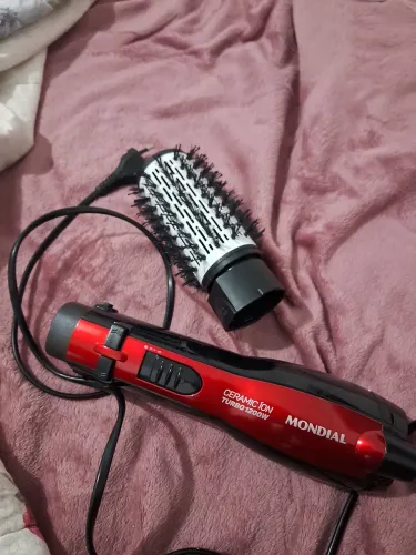 Escova giratoria mondial ceramic íon turbo