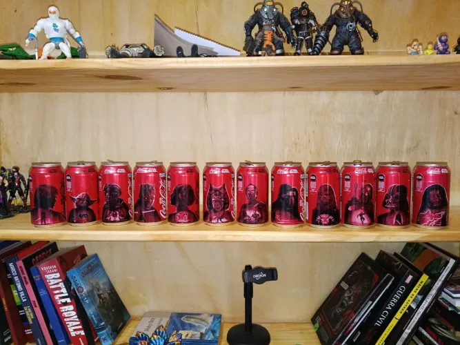 Coleção Star Wars coca cola completa