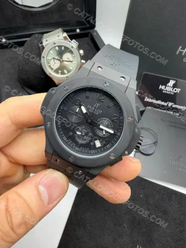 Relógio Hublot Big Bang All Black 44mm + Caixa Hublot
