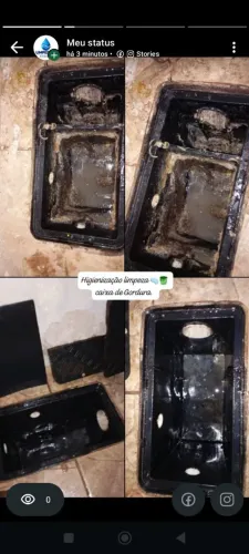 Limpeza caixa d'água/Gordura 