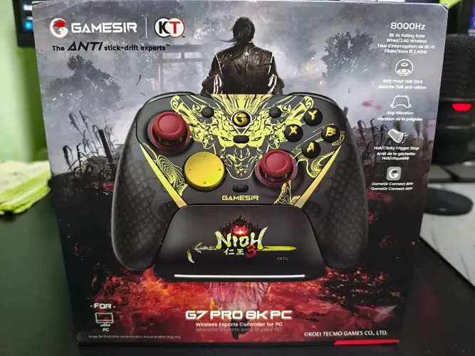 Controle competitivo Gamesir G7 pro 8k colaboração Nioh 3