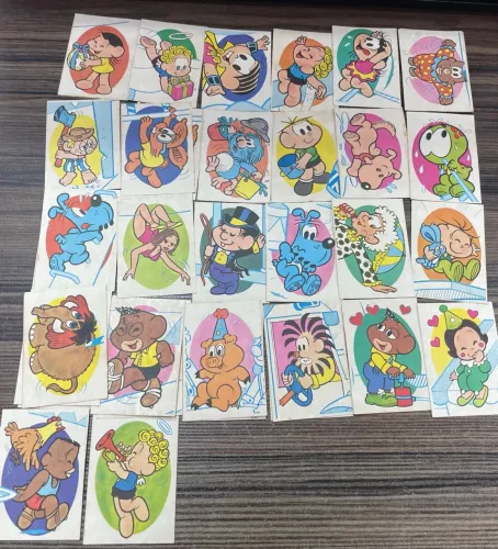 LOTE FIGURINHAS ÁLBUM CIRCO DA MÔNICA
