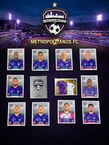 Kit Figurinhas Metropolitanos FC | Libertadores 2023