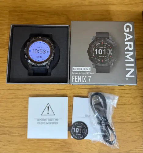 Garmin fênix 7 sapphire solar 