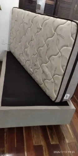 cama colchao solteiro 1 mes de uso